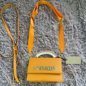 Orange, Steve Madden  bag with two straps